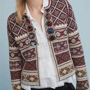 Aldomartins Inverness Moroccan-Inspired Cardigan Sweater